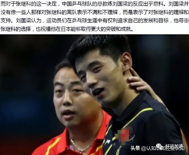张继科赴日本做乒乓球主教练，网友直呼，出乎意料且不理解